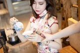 绮里嘉茶室旖旎光影 旗袍蕾丝交织东方韵味