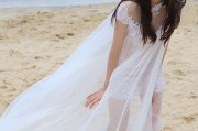 徐璐身披摩羯星光 演绎海岸婚纱诗篇