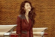 姚晨时髦女郎狂野风时尚杂志大片诠释