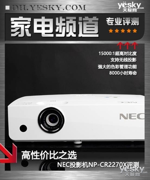 家里装了台NEC投影机，晚上看电影简直是一种享受